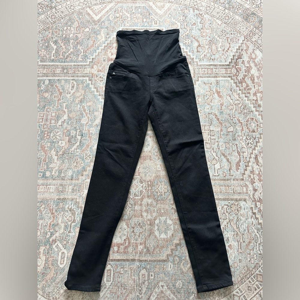 Ag Adriano Goldschmied Black Maternity Pants